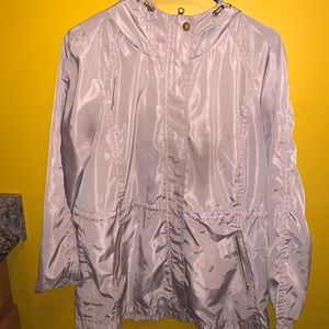 Light Blush Pink Rain Coat